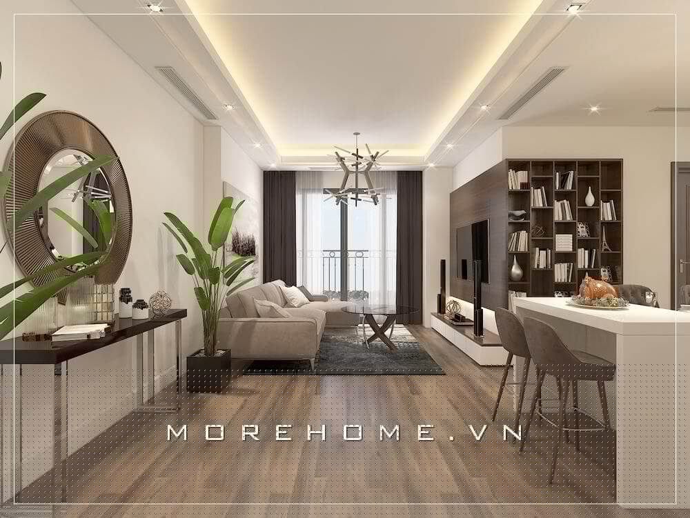 Gợi ý các mẫu thiết kế phòng khách đa phong cách